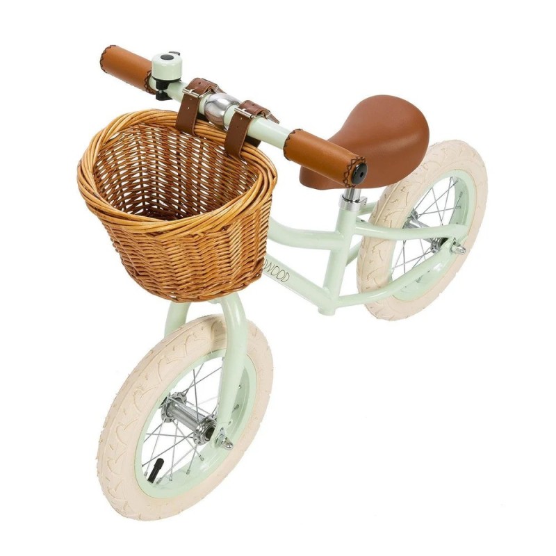 Bicicleta de Equilibrio Banwood First Go! color Menta | Estilo Retro