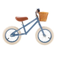 Bicicleta de Equilibrio Banwood First Go! color Azul| Estilo Retro