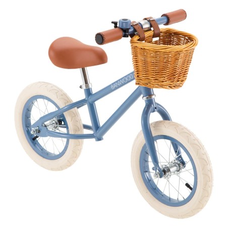 Bicicleta de Equilibrio Banwood First Go! color Azul| Estilo Retro