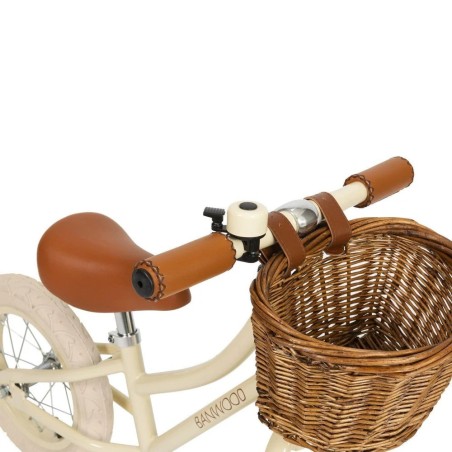 Bicicleta de Equilibrio Banwood First Go! color Crema| Estilo Retro
