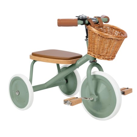 Triciclo Vintage Banwood Trike Verde Forest | Estilo Clásico