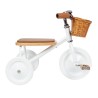 Triciclo Vintage Banwood Trike Blanco| Estilo Clásico y Retro