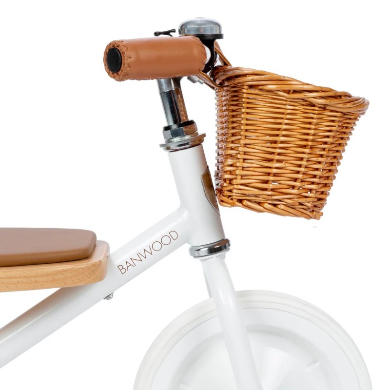 Triciclo Vintage Banwood Trike Blanco| Estilo Clásico y Retro