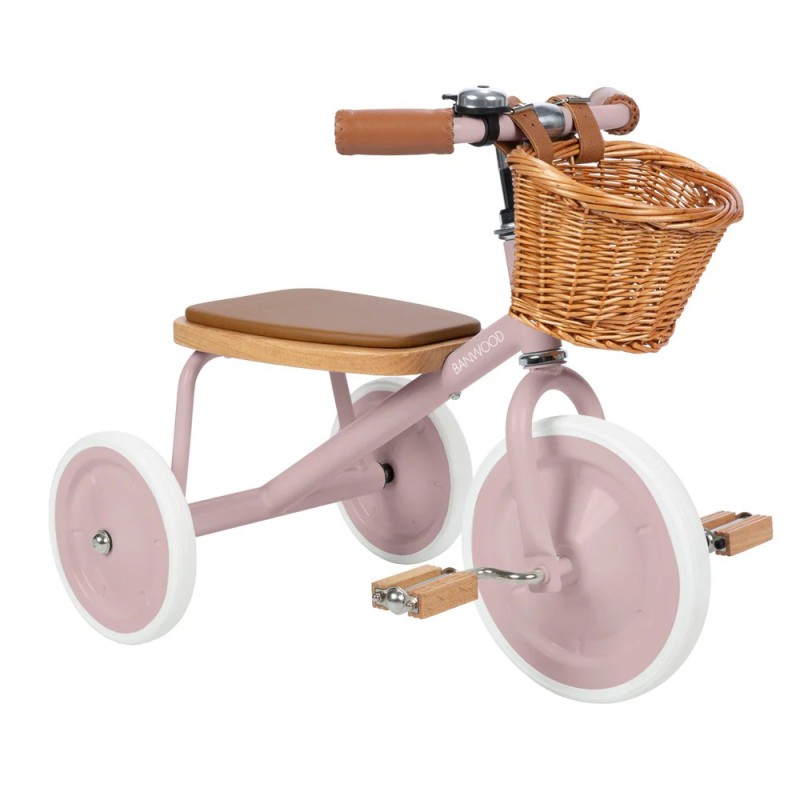 Triciclo Vintage Banwood Trike Rosa| Estilo Clásico