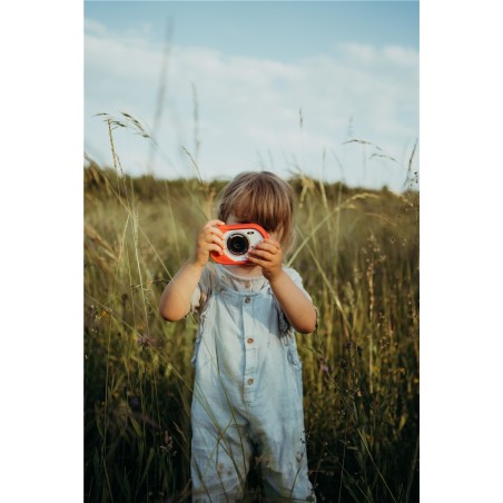 Cámara Digital para Niños KIDYCAM Kidywolf roja| Sumergible y HD