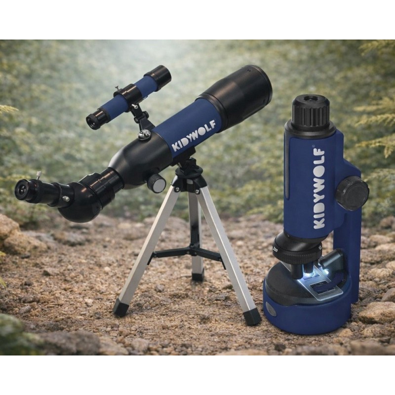 Pack Científico Kidywolf - Telescopio y Microscopio