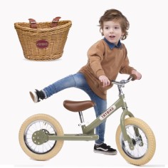 Bicicleta de equilibrio Vintage verde