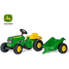 Tractor John Deere a Pedales con Remolque