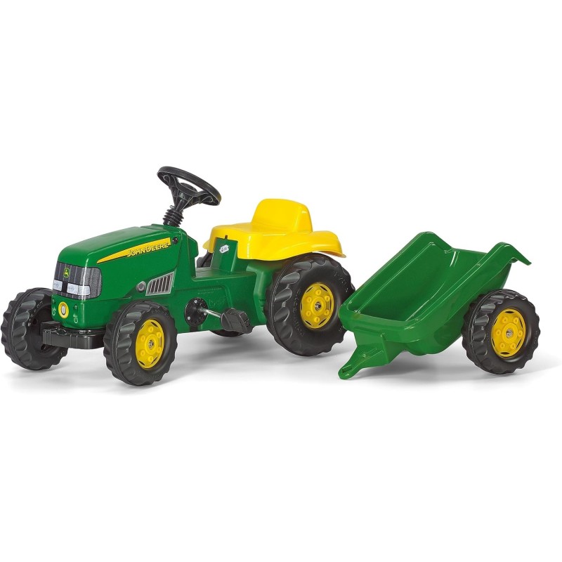 Tractor John Deere a Pedales con Remolque