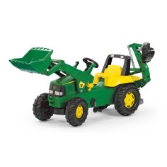 Retroexcavadora John Deere a pedales Rolly Toys | Pedalinoshop