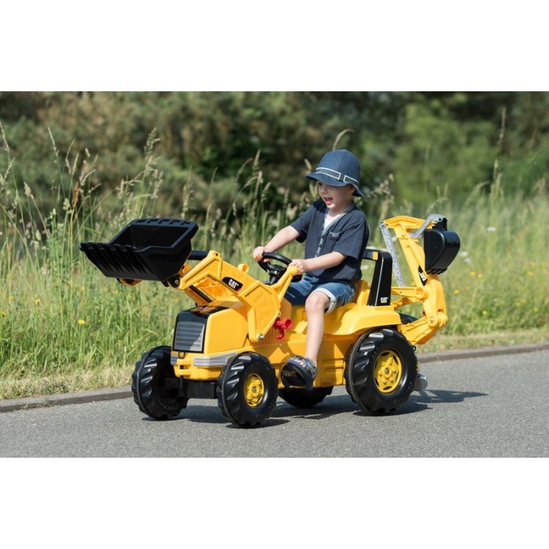 Excavadora a pedales Caterpillar CAT Rolly Toys | Pedalinoshop
