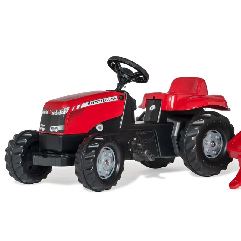Tractor Massey Ferguson RollyKid con Remolque | Pedalinoshop