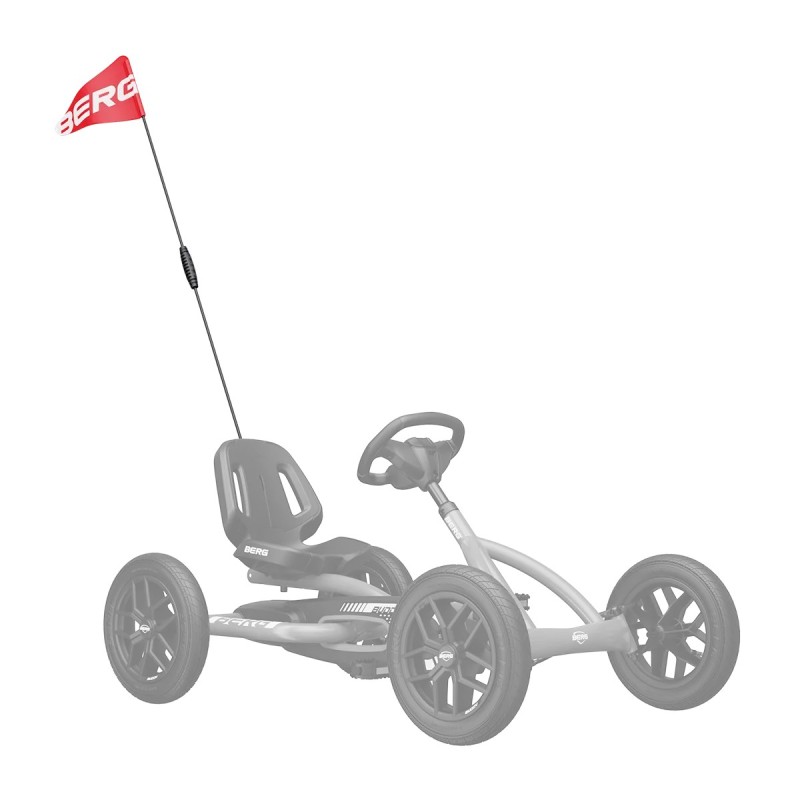 Bandera de Seguridad para kart BERG Buddy / Rally – Visibilidad extra