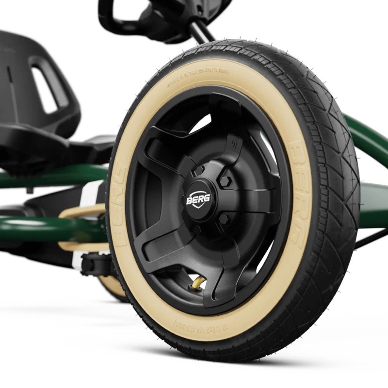 Kart BERG Buddy Retro Green | Coche de Pedales Clásico (3-8 años)