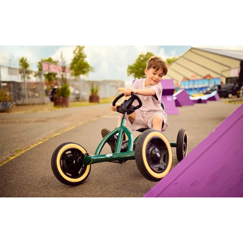 Kart BERG Buddy Retro Green | Coche de Pedales Clásico (3-8 años)
