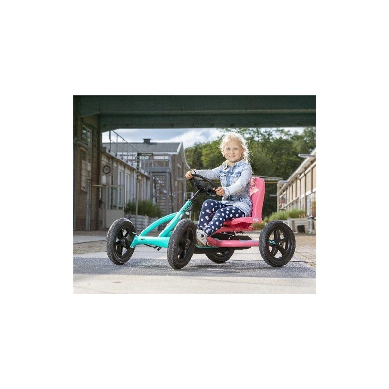 Kart BERG Buddy Lua | Coche de Pedales Rosa y Menta (3-8 años)