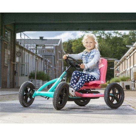 Kart BERG Buddy Lua | Coche de Pedales Rosa y Menta (3-8 años)