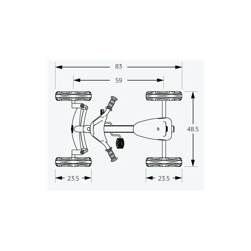 Kart de pedales Buzzy Green – BERG Go-Kart vintage Pedalino Shop