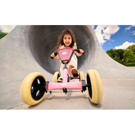 Kart a pedales Buzzy Rosa – Verde. Edad 2-5 años | PedalinoShop