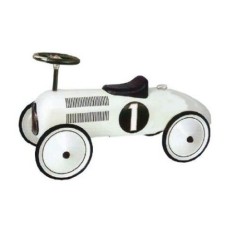 Correpasillos de Época Blanco – Metal con ruedas de goma PedalinoShop