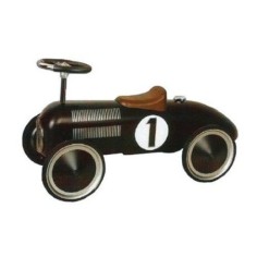 Correpasillos de Época Negro – Metal con ruedas de goma | PedalinoShop