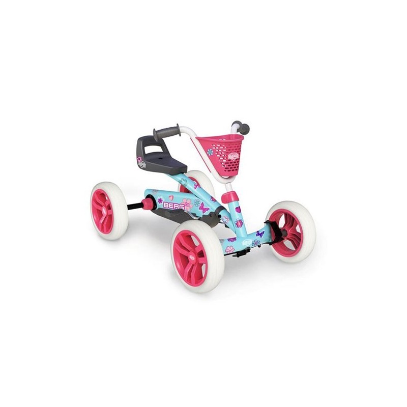 Kart de pedales Buzzy Bloom – BERG 2-5 años, carrito con estilo floral