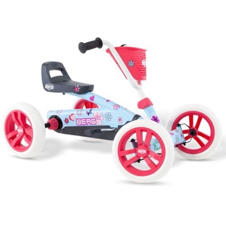Kart de pedales Buzzy Bloom – BERG 2-5 años, carrito con estilo floral Kart de pedales Buzzy Bloom – BERG 2-5 años, carrito con estilo floral