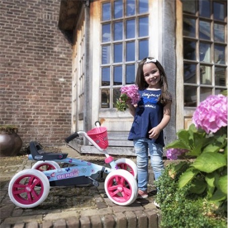 Kart BERG Buzzy Bloom | Coche de Pedales Rosa para Niños 2-5 años