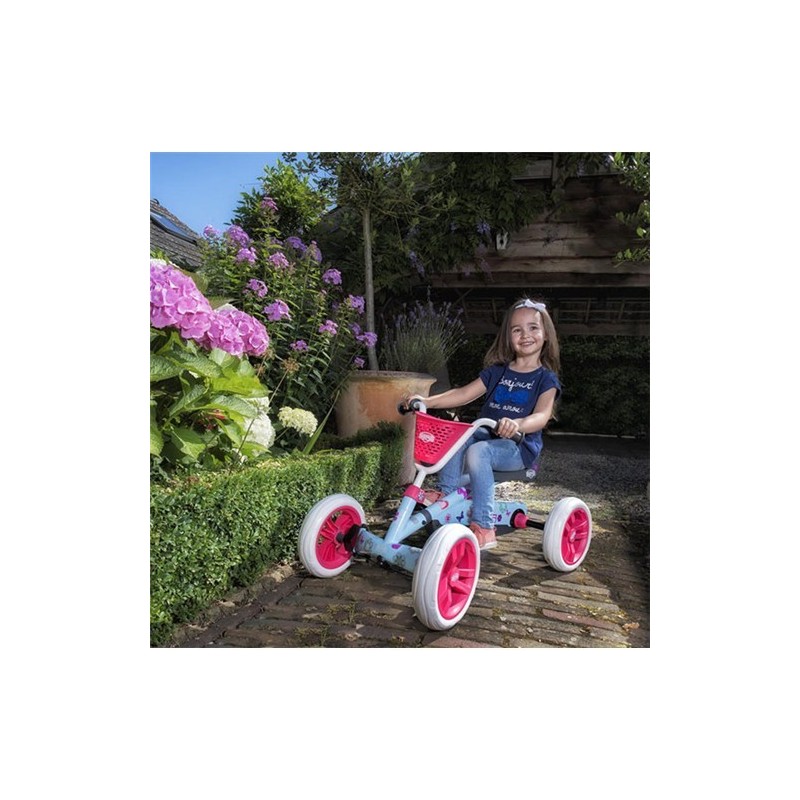 Kart de pedales Buzzy Bloom – BERG 2-5 años, carrito con estilo floral