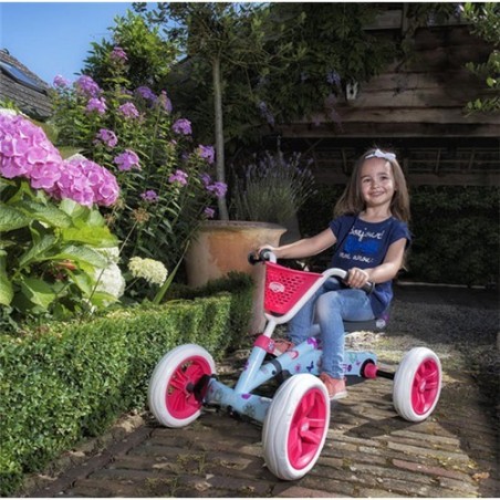 Kart BERG Buzzy Bloom | Coche de Pedales Rosa para Niños 2-5 años