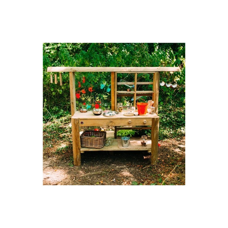 Cocinita de Madera Exterior para Niños | Pedalinoshop