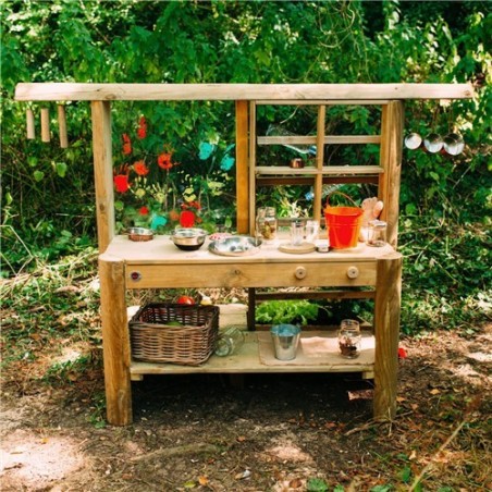 Cocinita de Madera Exterior para Niños | Pedalinoshop Cocinita de Madera Exterior para Niños | Pedalinoshop