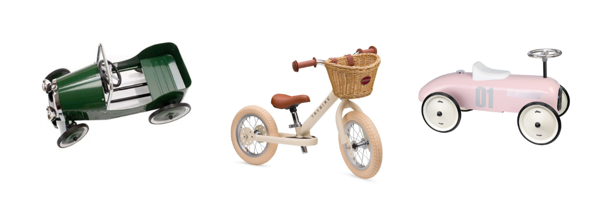 De paseo con estilo: los vehículos infantiles más bonitos